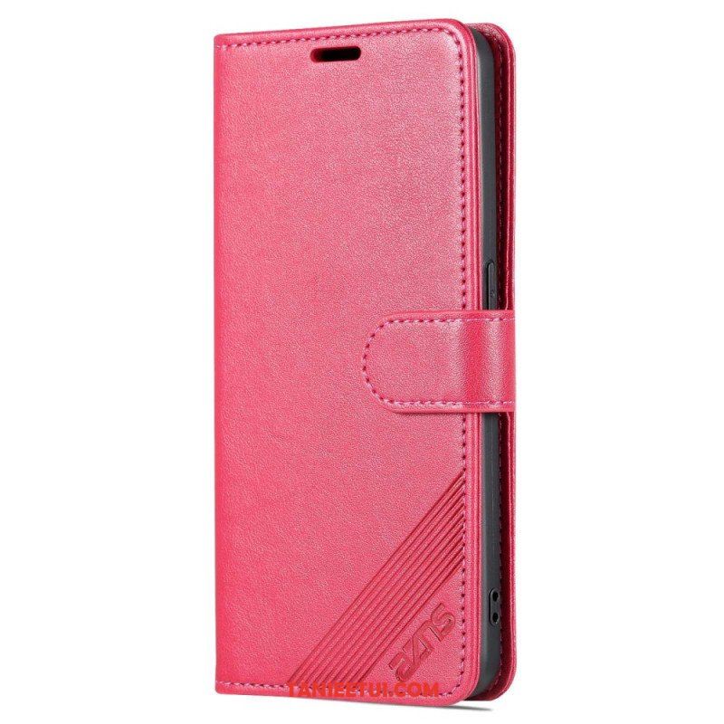 Etui Folio do Oppo Reno 8 Sztuczna Skóra Azns