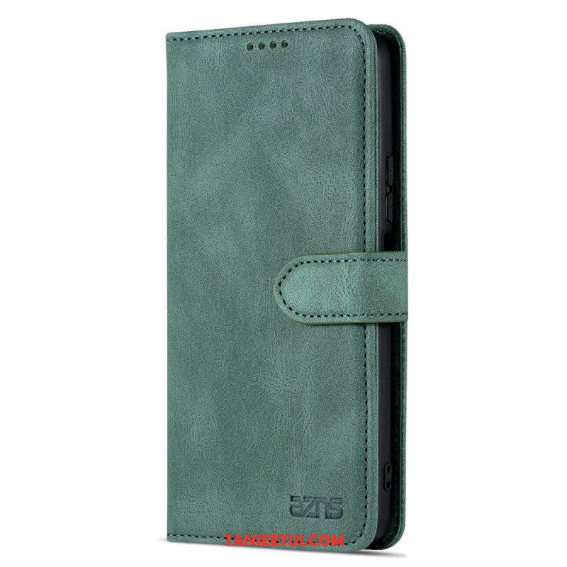 Etui Folio do Poco F4 Stylizacja Skóry Azns