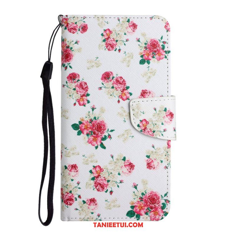 Etui Folio do Poco M4 Pro 5G Kwiaty Liberty Royal