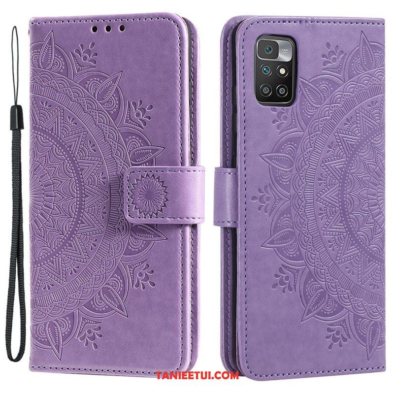 Etui Folio do Poco M4 Pro 5G Mandala Słońca