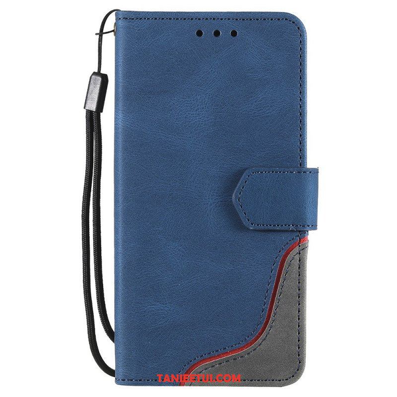 Etui Folio do Poco M4 Pro 5G Skóra Dwoinowa W Dotyku