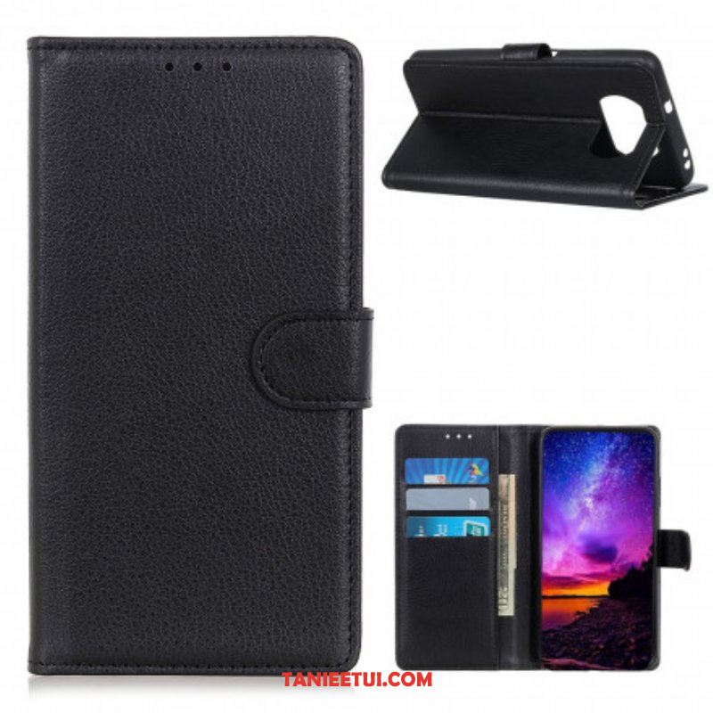 Etui Folio do Poco X3 / X3 Pro / X3 NFC Sztuczna Skóra Liczi