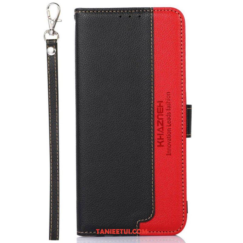 Etui Folio do Poco X4 GT Rfid Khazneh W Stylu Liczi