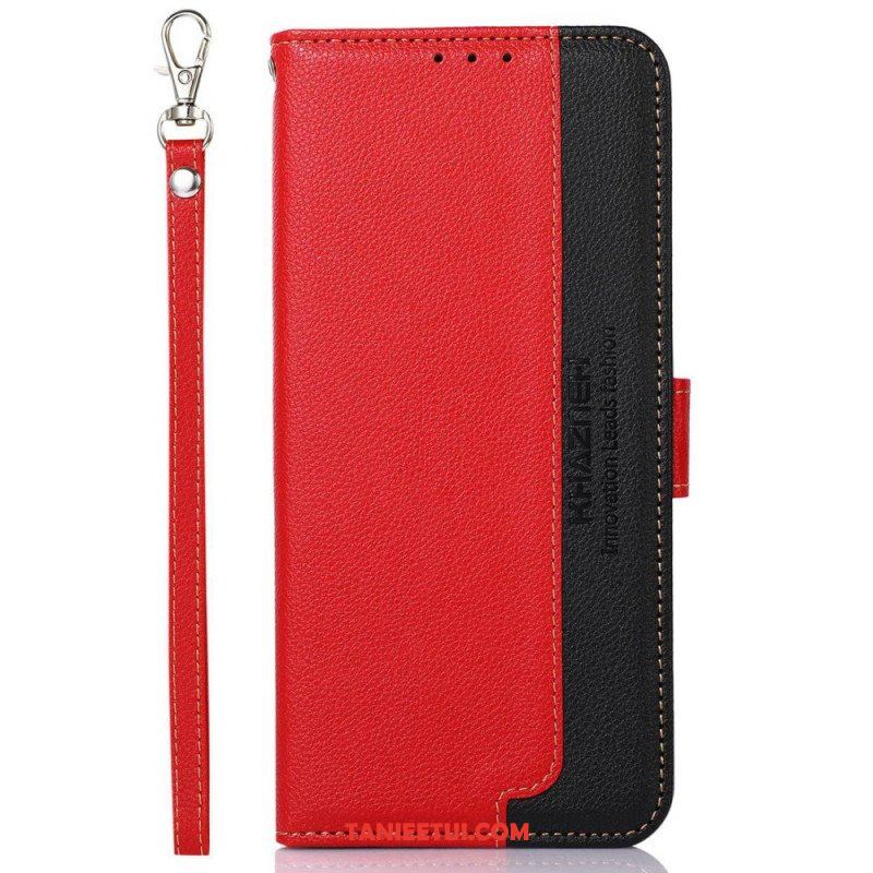 Etui Folio do Poco X4 GT Rfid Khazneh W Stylu Liczi