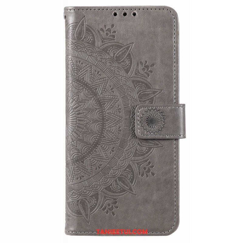 Etui Folio do Poco X4 Pro 5G Mandala Sun Ze Smyczą