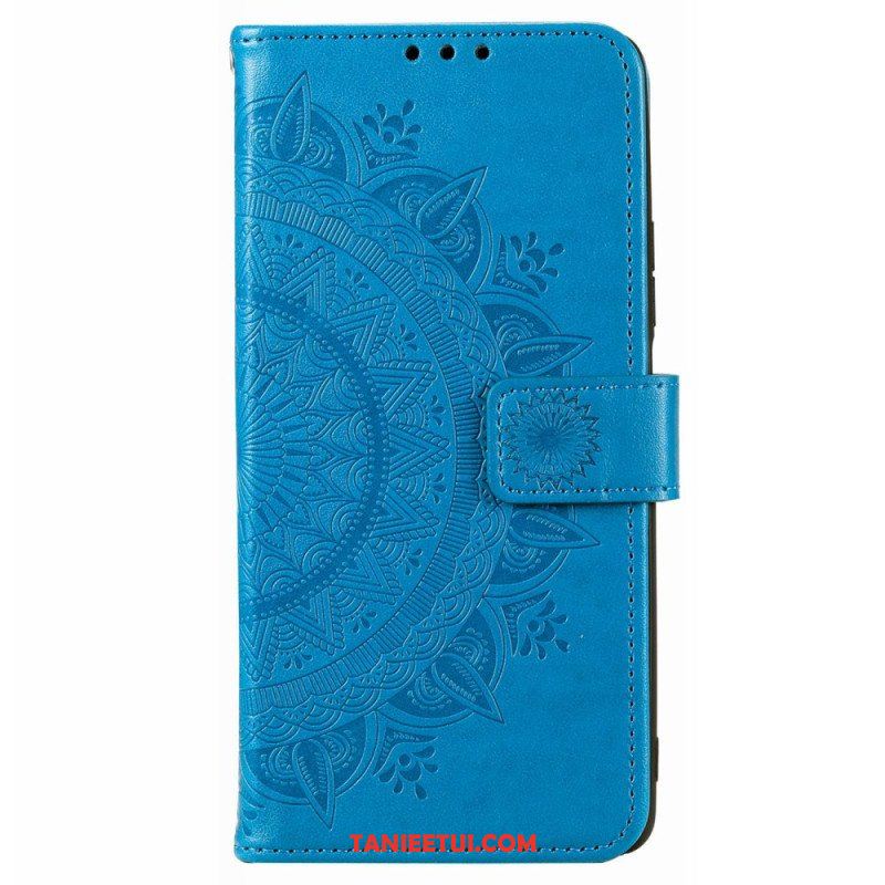 Etui Folio do Poco X4 Pro 5G Mandala Sun Ze Smyczą