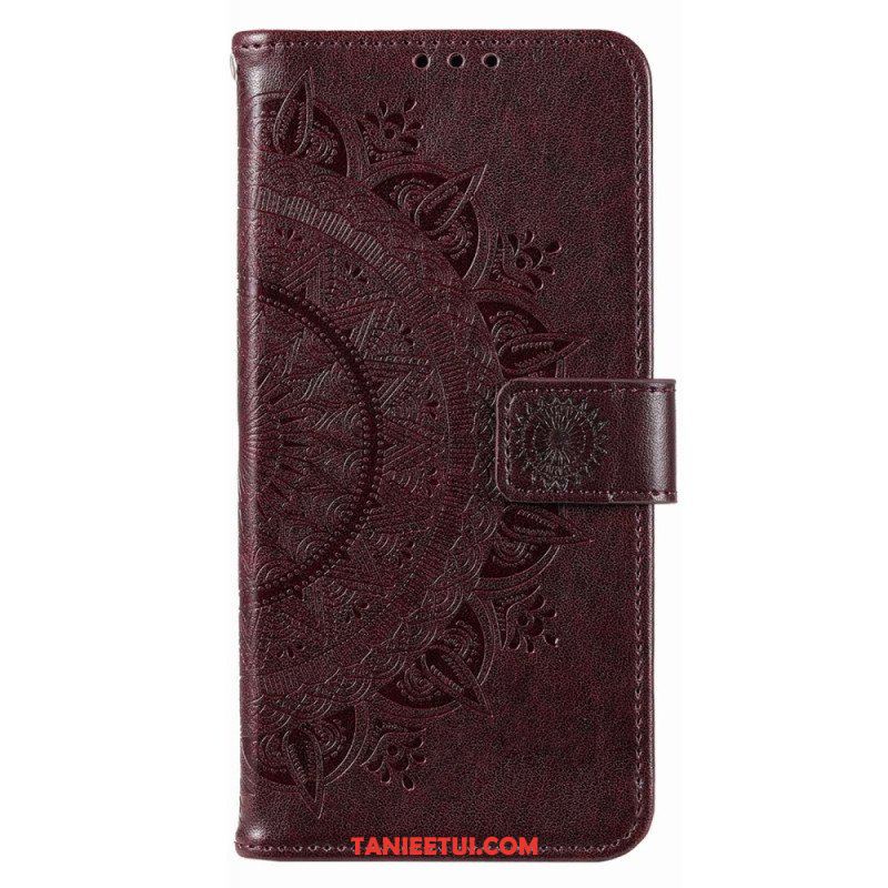 Etui Folio do Poco X4 Pro 5G Mandala Sun Ze Smyczą