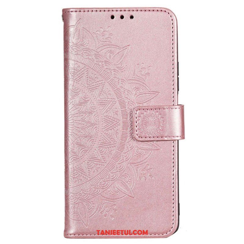 Etui Folio do Poco X4 Pro 5G Mandala Sun Ze Smyczą