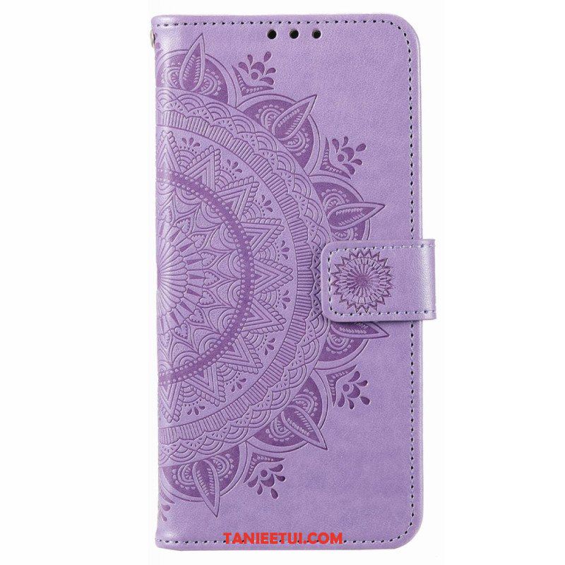 Etui Folio do Poco X4 Pro 5G Mandala Sun Ze Smyczą