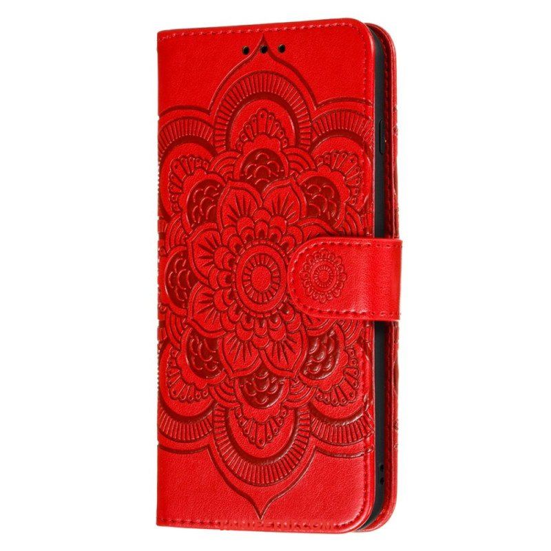 Etui Folio do Poco X4 Pro 5G Mandala Ze Smyczą