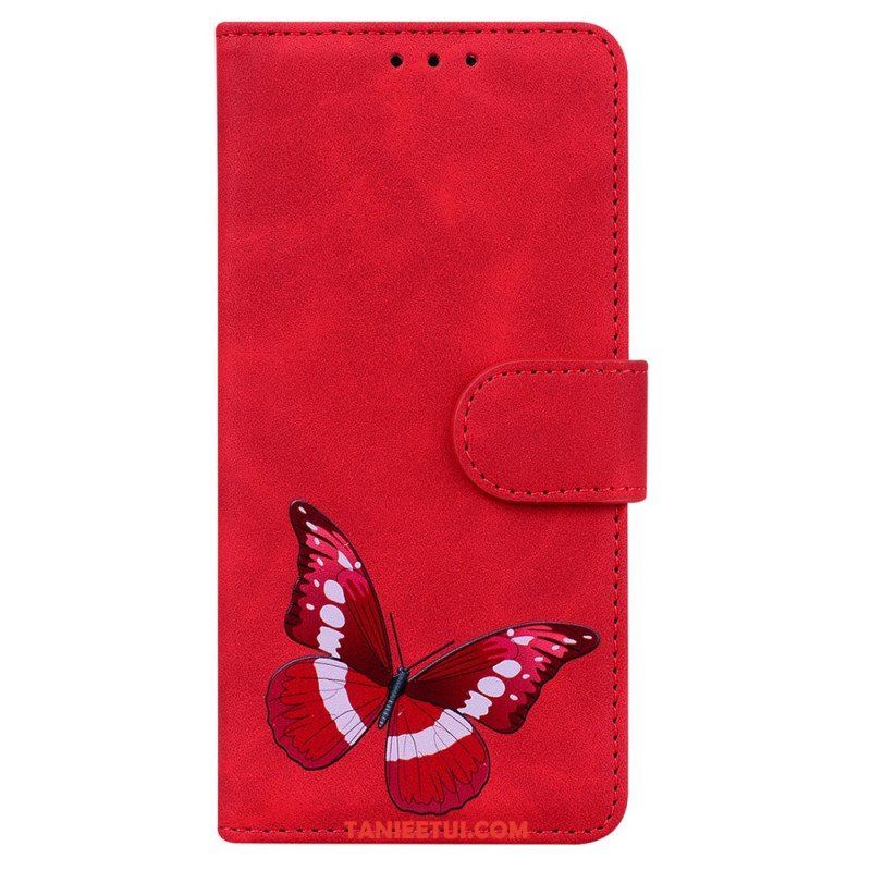 Etui Folio do Poco X4 Pro 5G Nadruk Motyla