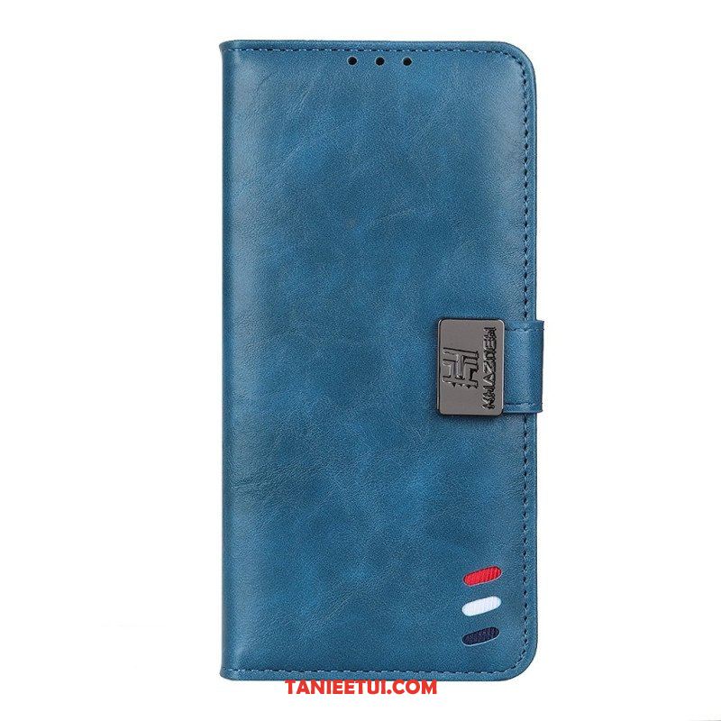 Etui Folio do Poco X4 Pro 5G Zapięcie Srebrne