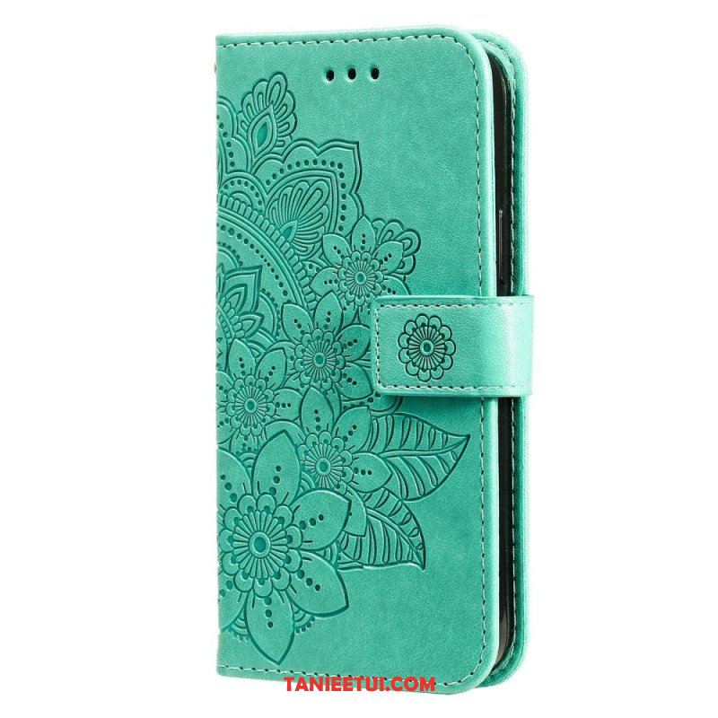 Etui Folio do Poco X4 Pro 5G z Łańcuch Paskowata Mandala