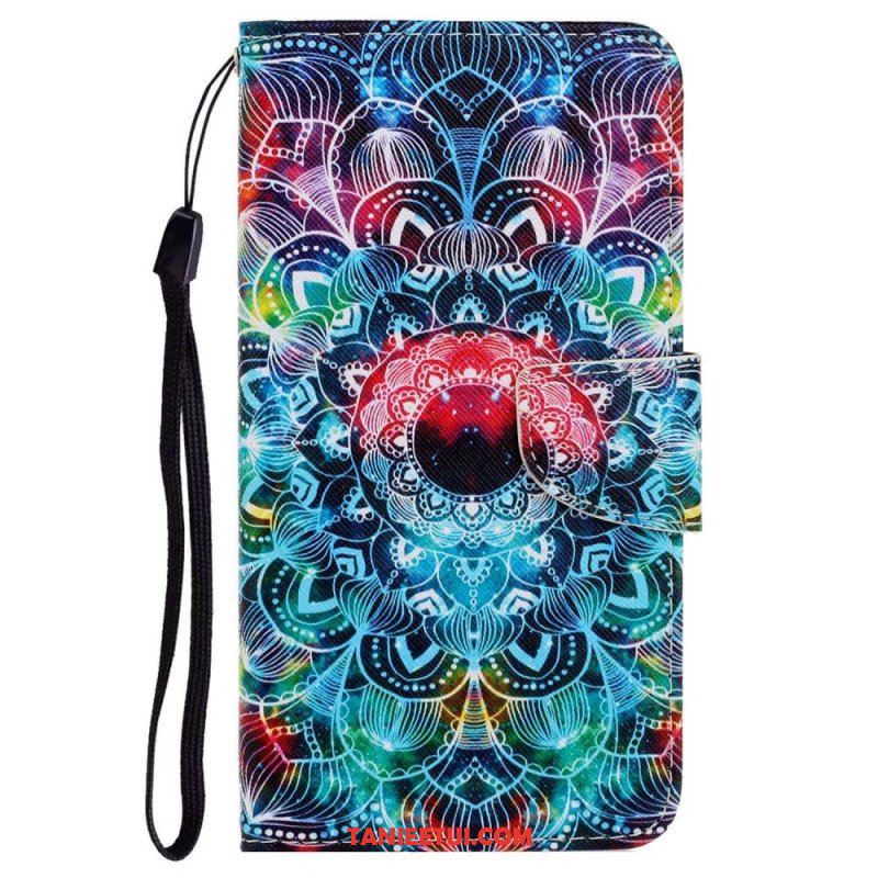 Etui Folio do Poco X4 Pro 5G z Łańcuch Paskowata Mandala