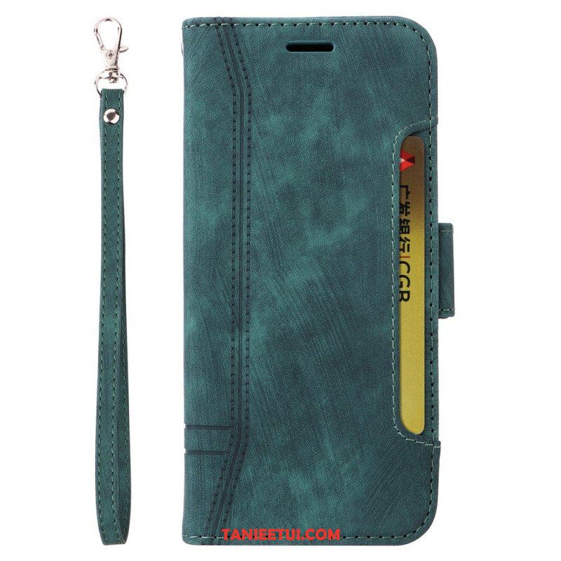 Etui Folio do Poco X5 5G Betopnice Przednie Etui Na Karty