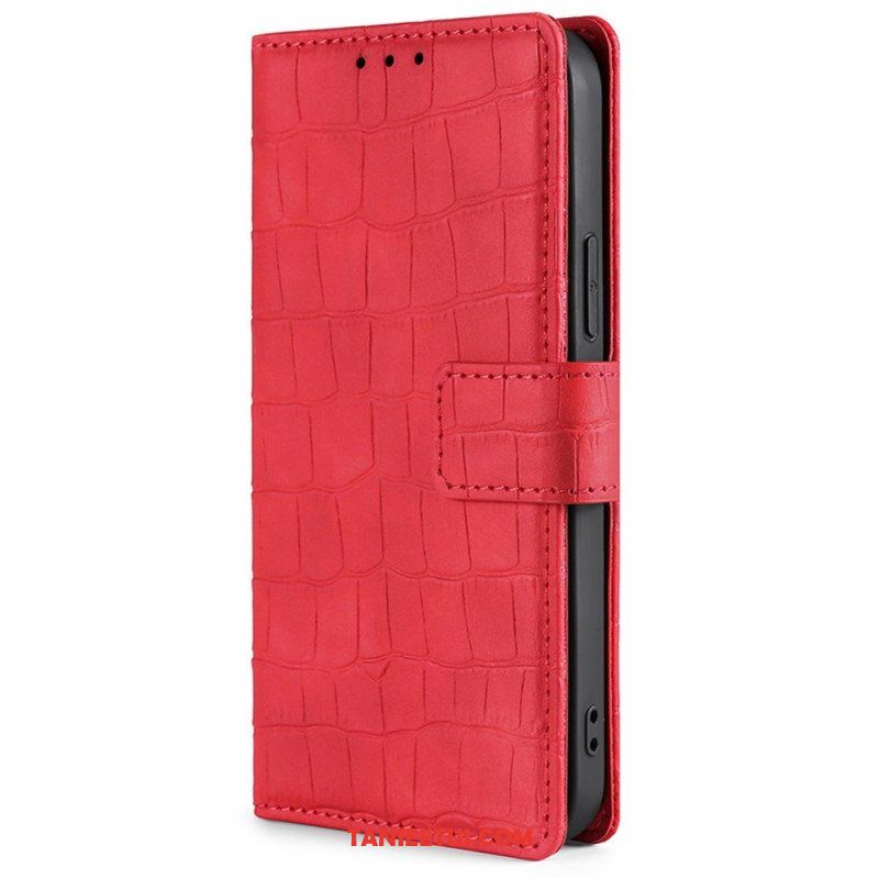 Etui Folio do Poco X5 5G Krokodyl