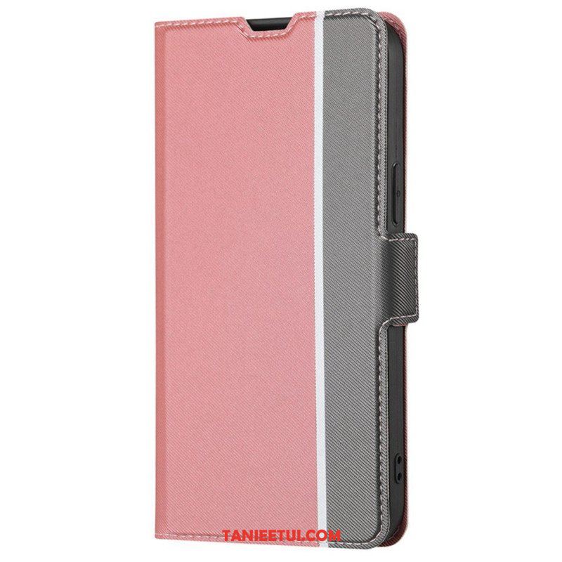 Etui Folio do Poco X5 5G Ultra Cienki Dwukolorowy