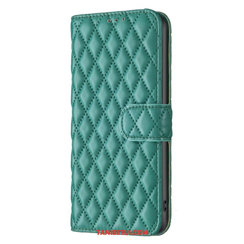 Etui Folio do Poco X5 Pro 5G Pikowany Binfen Kolor