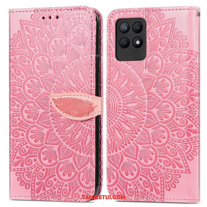 Etui Folio do Realme 8i Plemienne Liście