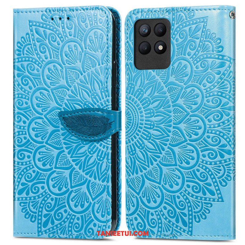 Etui Folio do Realme 8i Plemienne Liście