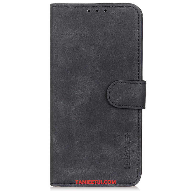 Etui Folio do Realme 9i Khazneh Efekt Skóry W Stylu Vintage