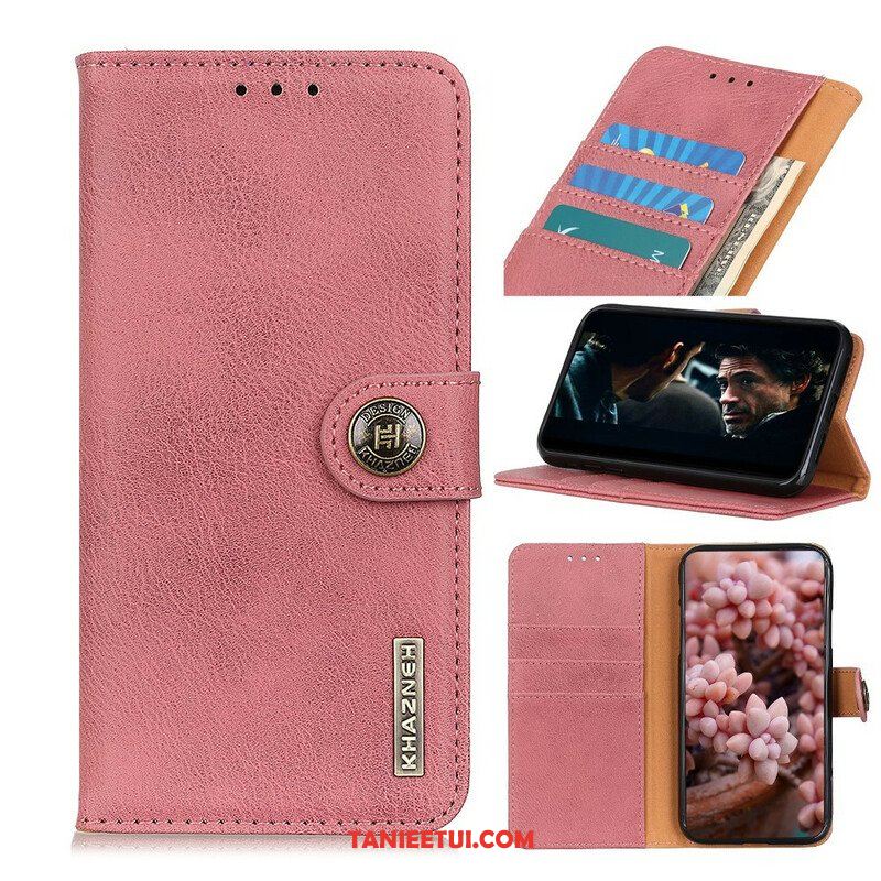 Etui Folio do Realme C11 Imitacja Skóry Khazneh