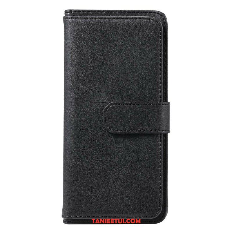 Etui Folio do Realme C11 Wielofunkcyjny Uchwyt Na 10 Kart