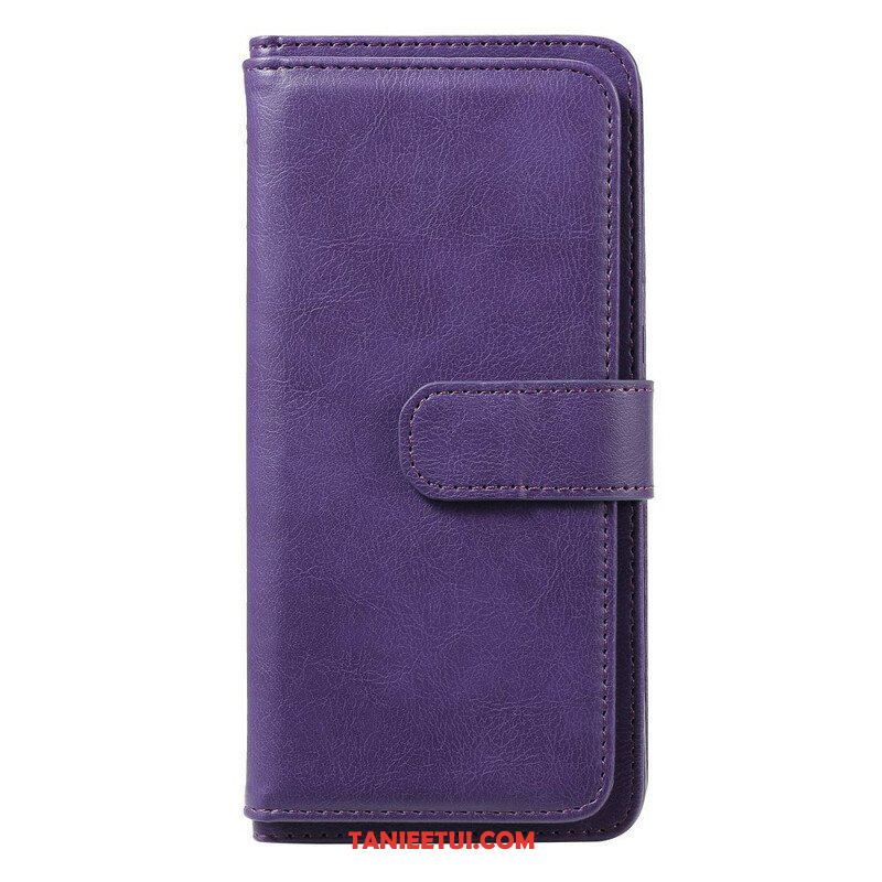 Etui Folio do Realme C11 Wielofunkcyjny Uchwyt Na 10 Kart