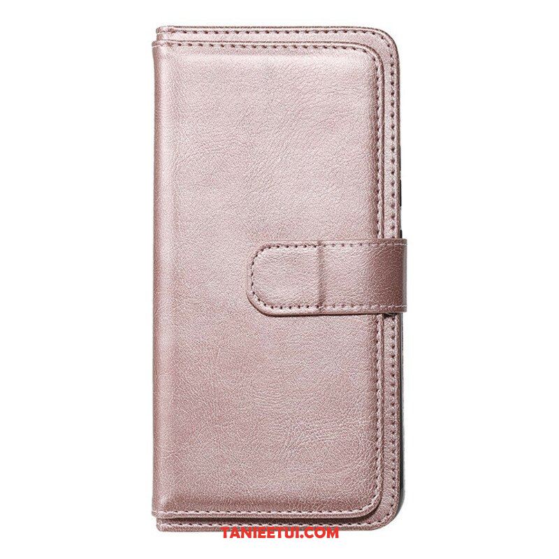 Etui Folio do Realme C11 Wielofunkcyjny Uchwyt Na 10 Kart