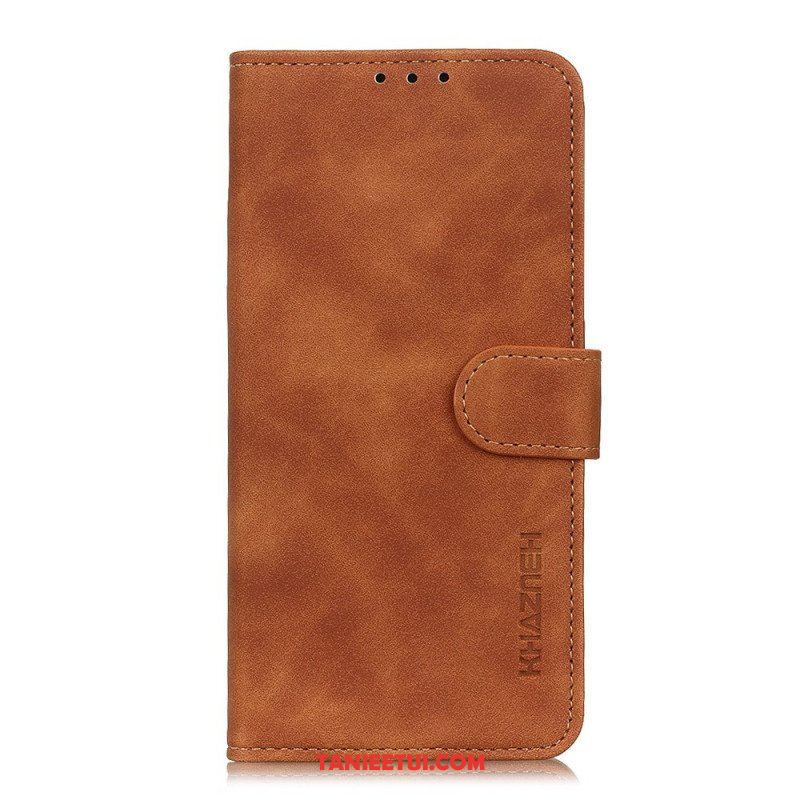 Etui Folio do Samsung Galaxy A13 5G / A04s Khazneh Efekt Skóry W Stylu Vintage