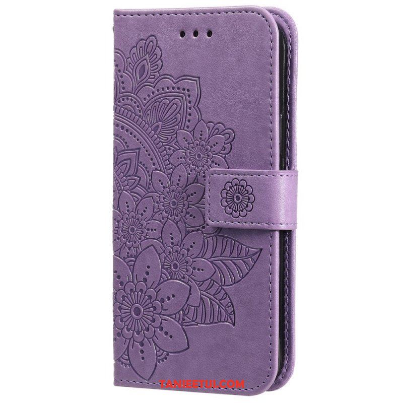 Etui Folio do Samsung Galaxy A13 5G / A04s Kwiatowa Mandala