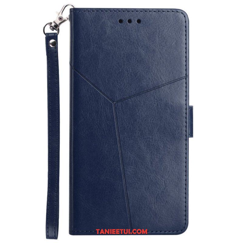 Etui Folio do Samsung Galaxy A13 5G / A04s Stylowa Skórzana Konstrukcja Geo Y