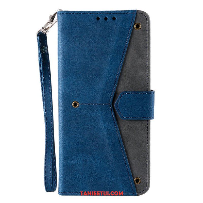 Etui Folio do Samsung Galaxy A13 Szwy W Dotyku