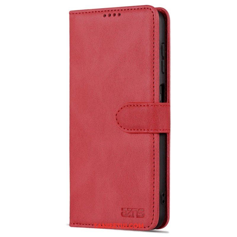 Etui Folio do Samsung Galaxy A13 z Łańcuch Paski W Stylu Vintage Azns