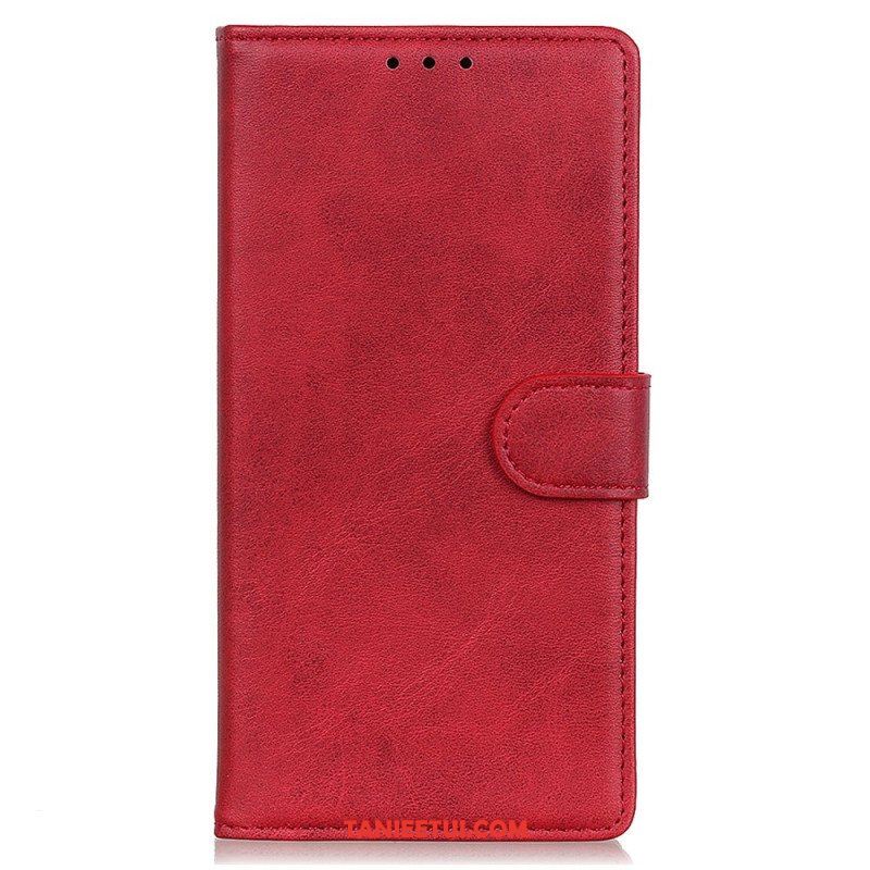 Etui Folio do Samsung Galaxy A14 / A14 5G Matowa Sztuczna Skóra