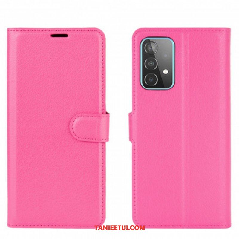 Etui Folio do Samsung Galaxy A52 4G / A52 5G / A52s 5G Klasyczne Liczi