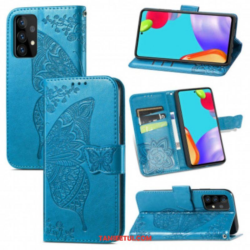 Etui Folio do Samsung Galaxy A52 4G / A52 5G / A52s 5G Pół Motyle