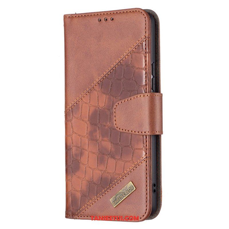 Etui Folio do Samsung Galaxy A53 5G Kolor Skóry Krokodyla Binfen