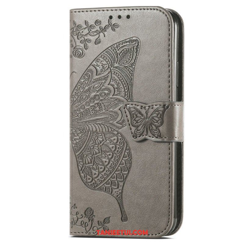 Etui Folio do Samsung Galaxy A54 5G Barokowy Motyl