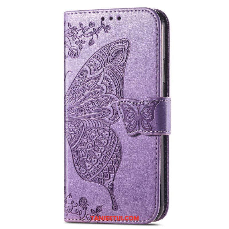 Etui Folio do Samsung Galaxy A54 5G Barokowy Motyl