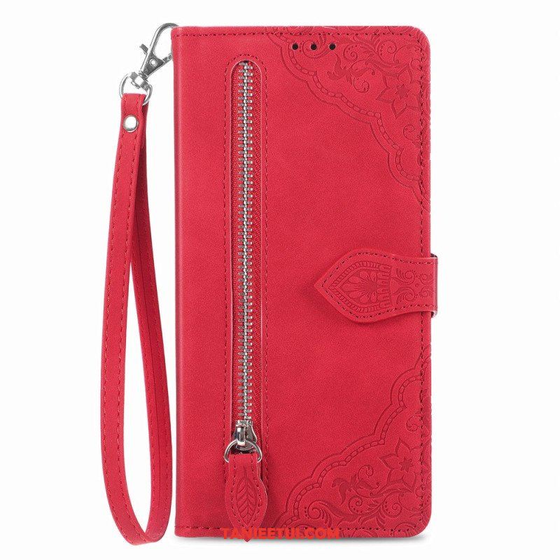 Etui Folio do Samsung Galaxy A54 5G Koronkowa Portmonetka