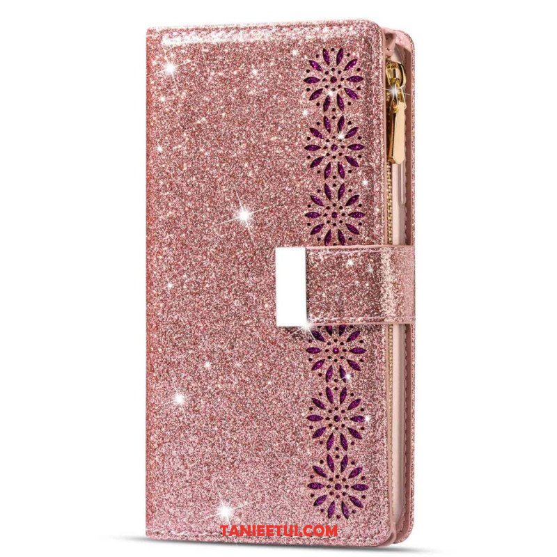 Etui Folio do Samsung Galaxy A54 5G Portfel Cekinowy Portfel