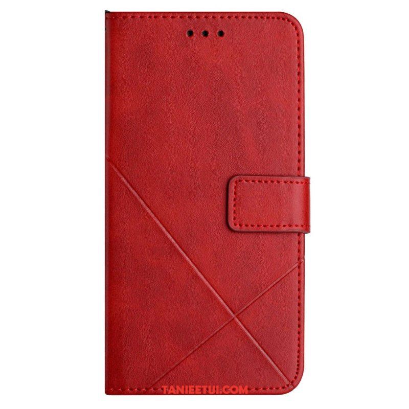 Etui Folio do Samsung Galaxy A54 5G Stylowe Skórzane Linie