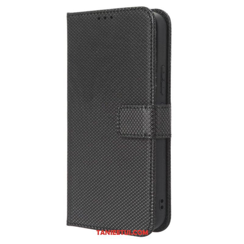 Etui Folio do Samsung Galaxy A54 5G z Łańcuch Styl Z Paskami