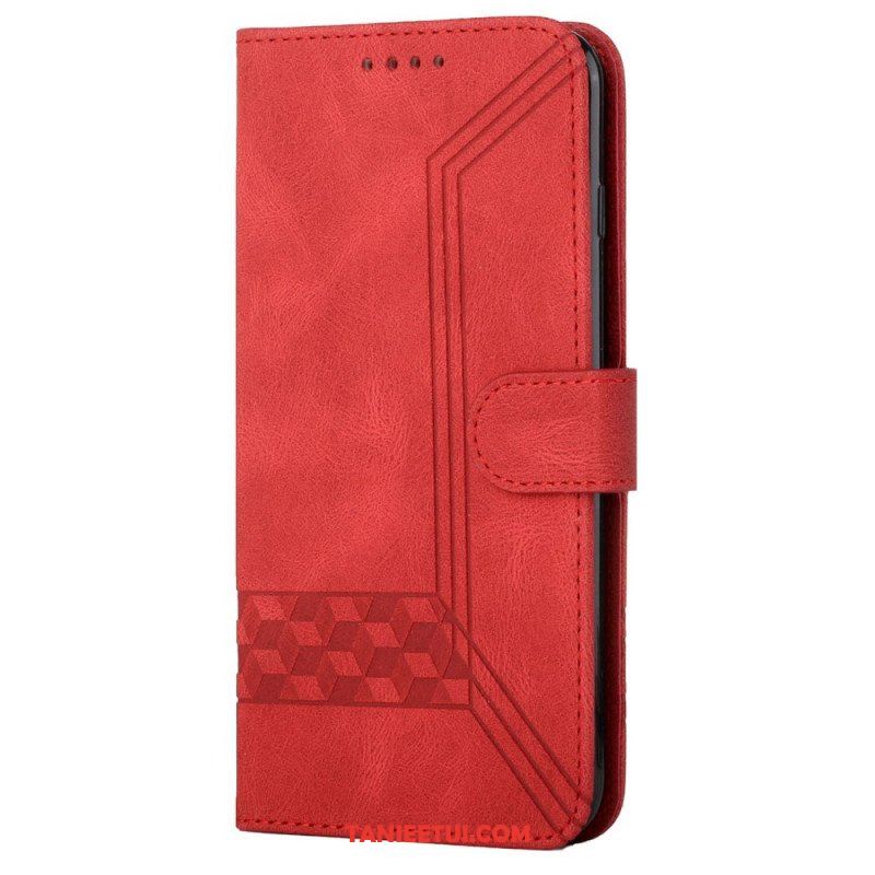 Etui Folio do Samsung Galaxy M12 / A12 Diamentowe Linie I Tekstura