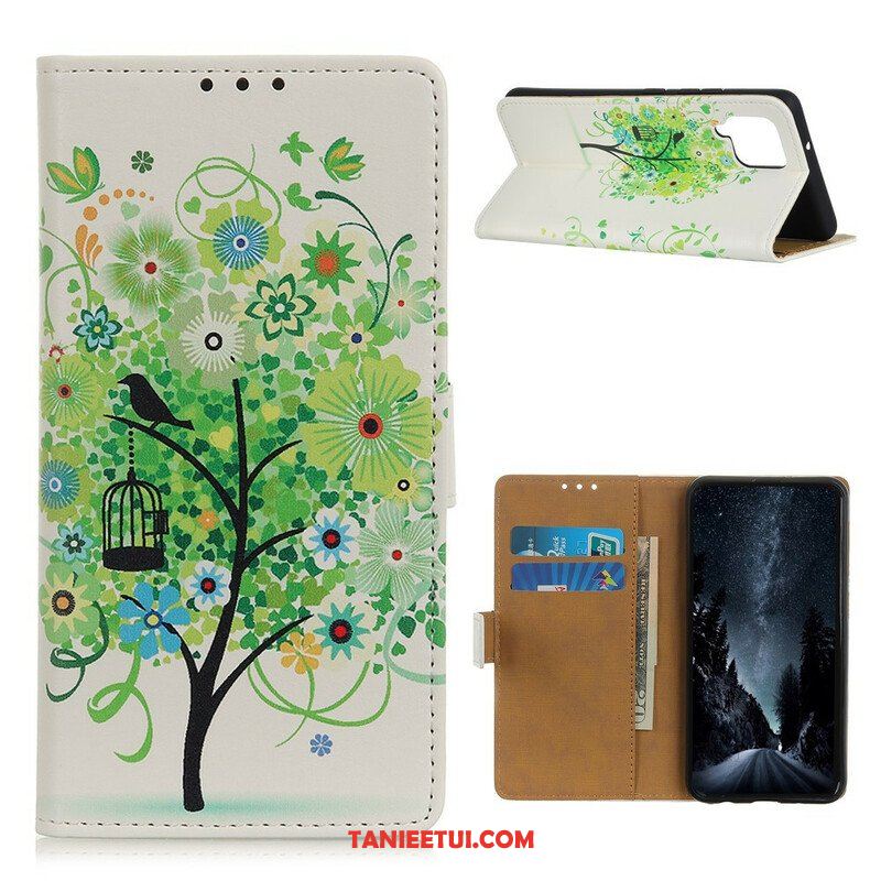 Etui Folio do Samsung Galaxy M12 / A12 Kwitnące Drzewo