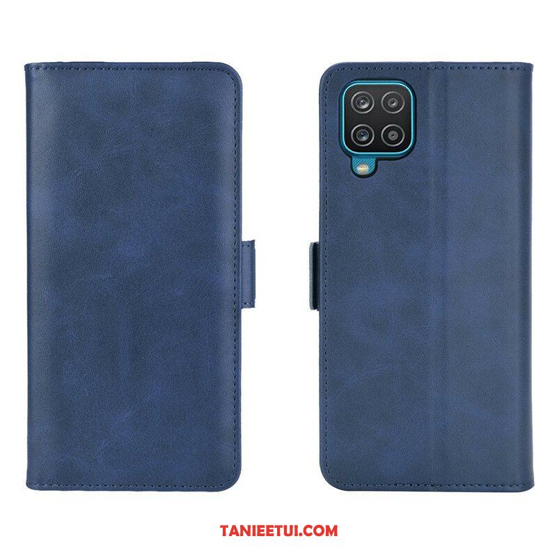 Etui Folio do Samsung Galaxy M12 / A12 Skórzany Futerał Podwójna Klapa