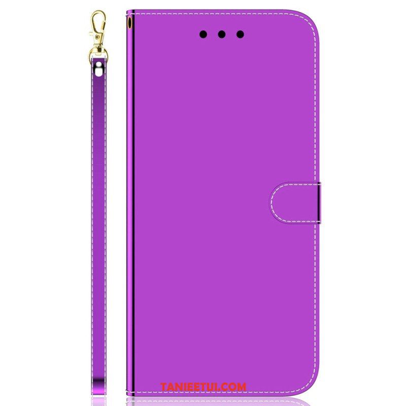 Etui Folio do Samsung Galaxy M13 Lustro I Smycz