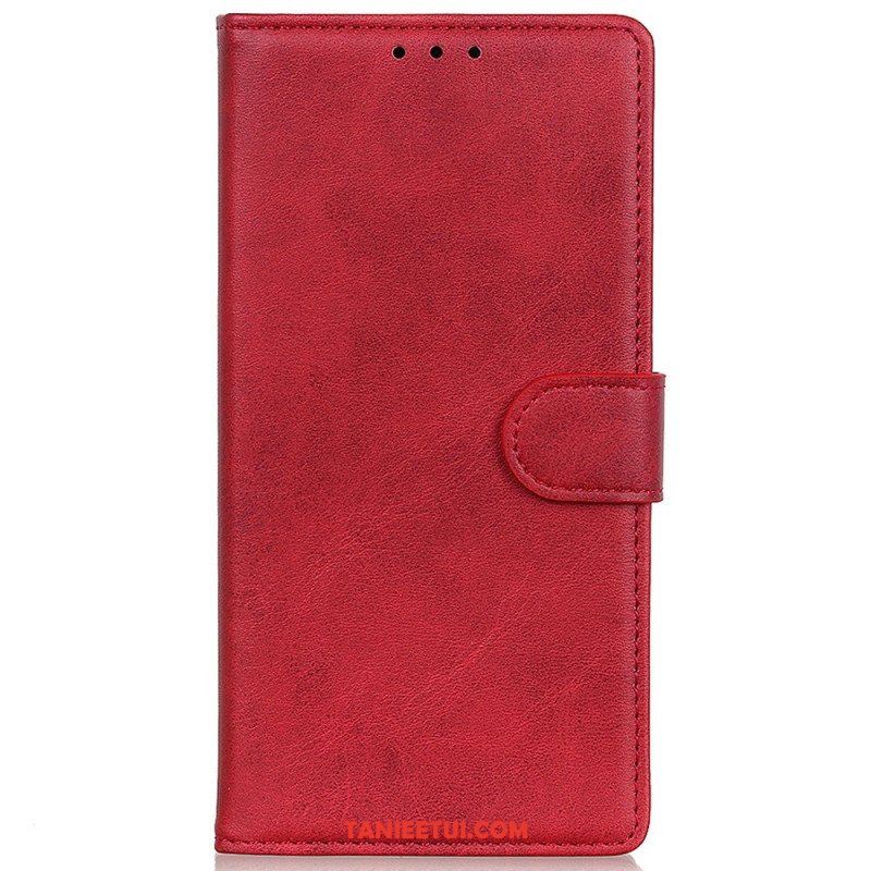 Etui Folio do Samsung Galaxy M13 Matowa Sztuczna Skóra