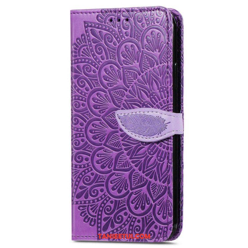 Etui Folio do Samsung Galaxy M13 Plemienne Liście